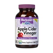 Bluebonnet Apple Cider Vinegar, with the Mother, 120 Vegetable Capsules, 60 Servings