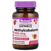 Bluebonnet EarthSweet Methylcobalamin 1000mcg Coenzyme Form of B12, Raspberry 60 Days