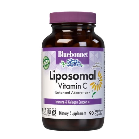 Bluebonnet Liposomal Vitamin C, Immune Health*, Joint Health*, Collagen Synthesis* 45 Days