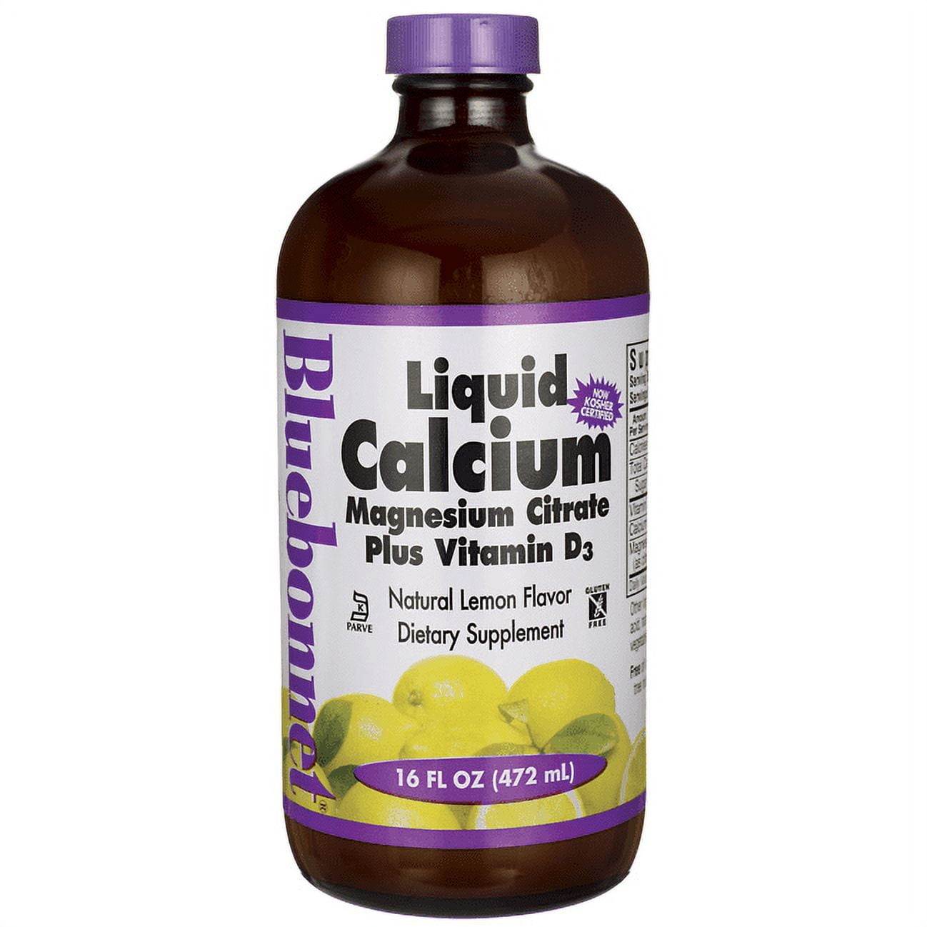 Nutrition Liquid Calcium Magnesium Citrate Plus Vitamin D3