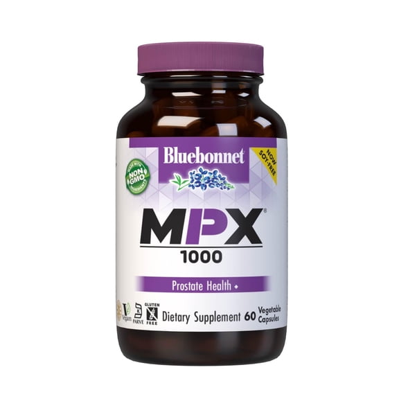 Bluebonnet MPX 1000 Prostate Support*, Saw Palmetto, Pumpkin Seed, Stinging Nettle 60 Caps