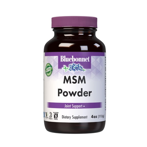 Bluebonnet Nutrition MSM Powder, For Joint Support*, 4 OZ, 43 Servings
