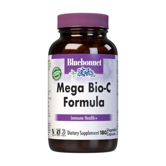Bluebonnet Mega Bio-C, High Potency Buffered Vitamin C, Immune Health*, 180 Count