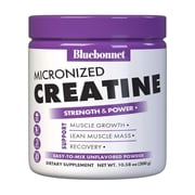 Bluebonnet Micronized Creatine Monohydrate 5g, Unflavored, 10.58 OZ, 60 Days