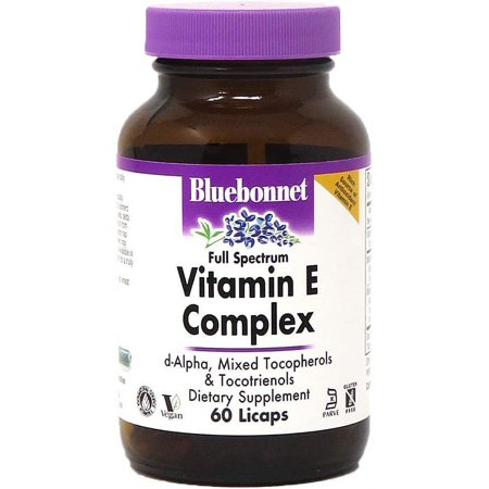 Bluebonnet Natural Full Spectrum Vitamin E Complex - 60 Licaps