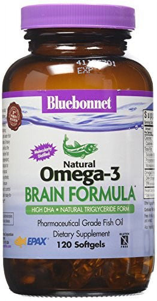 Bluebonnet Natural Omega 3 Brain Formula 120ct Walmart