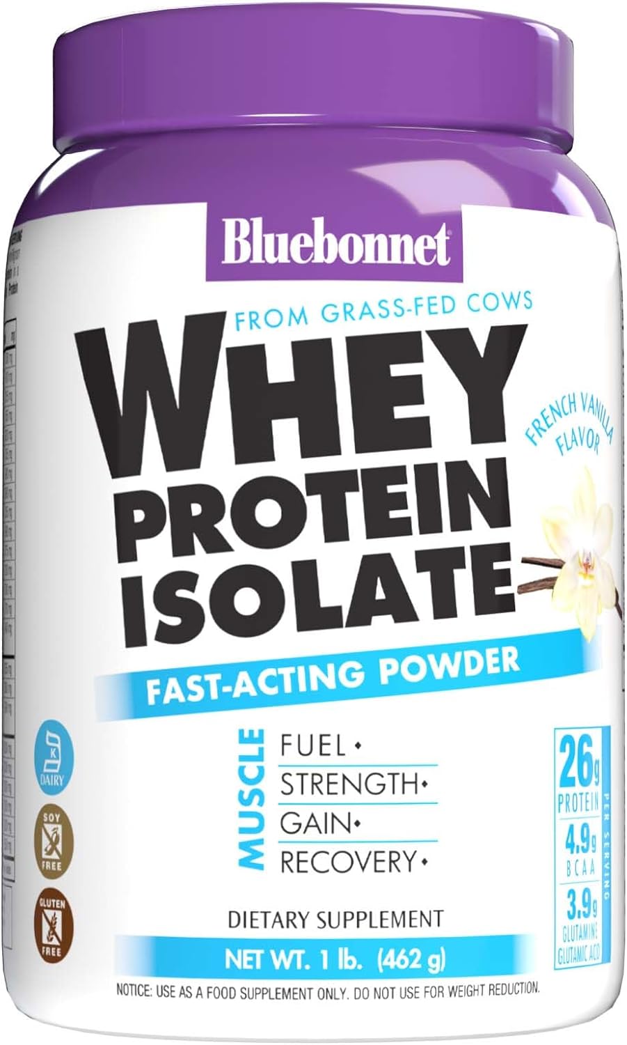 Nutrition 100 Natural Whey Protein Isolate Natural French