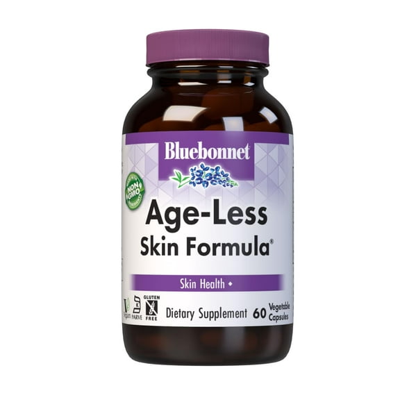 Bluebonnet Nutrition Age-Less Skin Formula Capsules, 60 Count