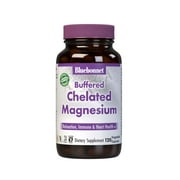Bluebonnet Albion Buffered Chelated Magnesium 200mg Oxide, Stress Relief*, 120 Caps