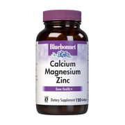 Bluebonnet Calcium Magnesium Zinc Plus Vitamin D3 For Strong Healthy Bones*, 120 Softgels
