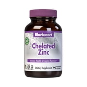 Bluebonnet Albion Chelated Zinc Immune Health & Enzyme Function*, 90 Vegetable Caps