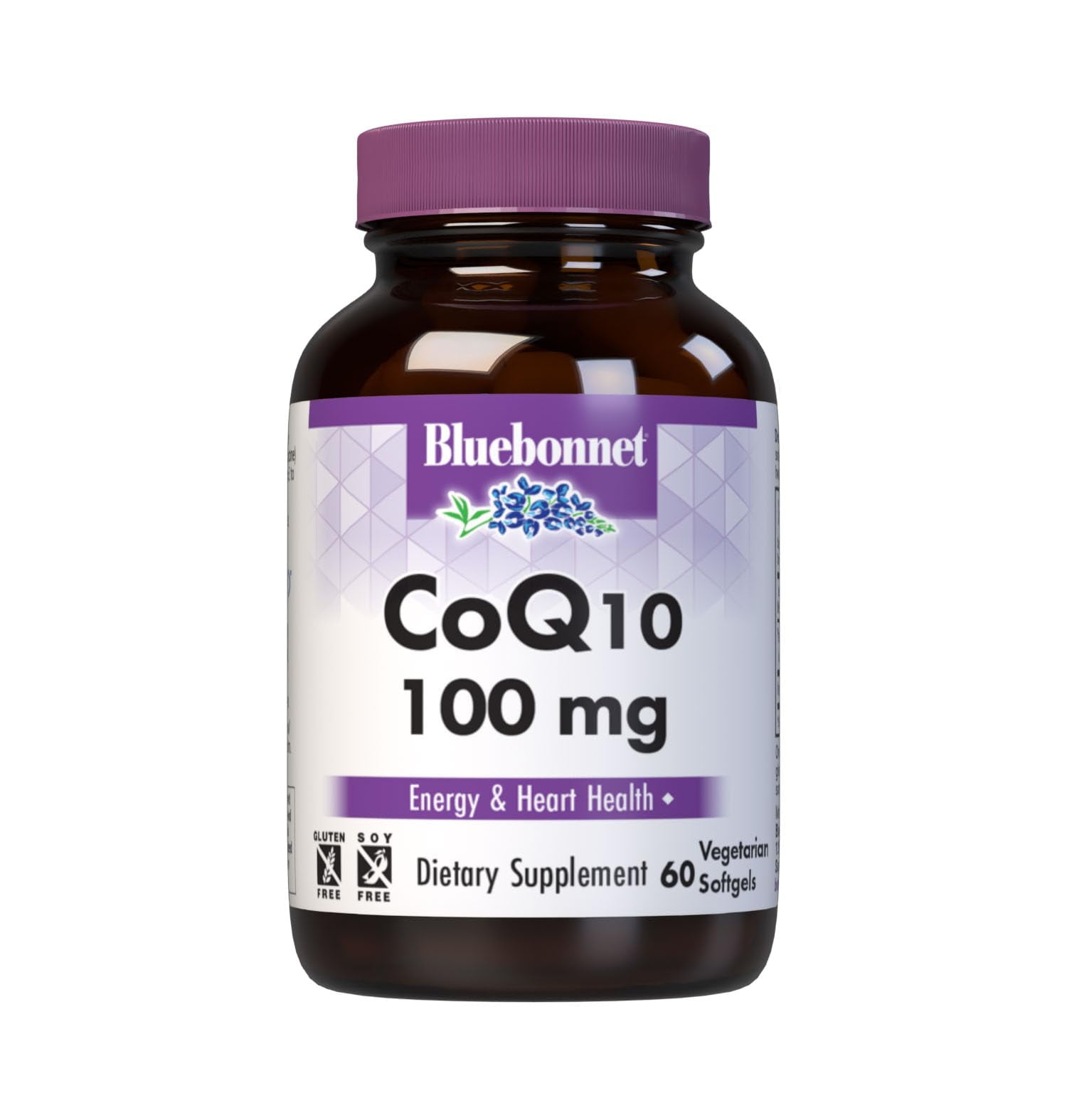 Bluebonnet Nutrition CoQ-10 Vegetarian Softgels, 100mg, 60 Count