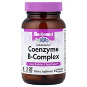 Bluebonnet Cellular Active Coenzyme B-Complex, Energy Production & Nerve Support*, 50 Caps