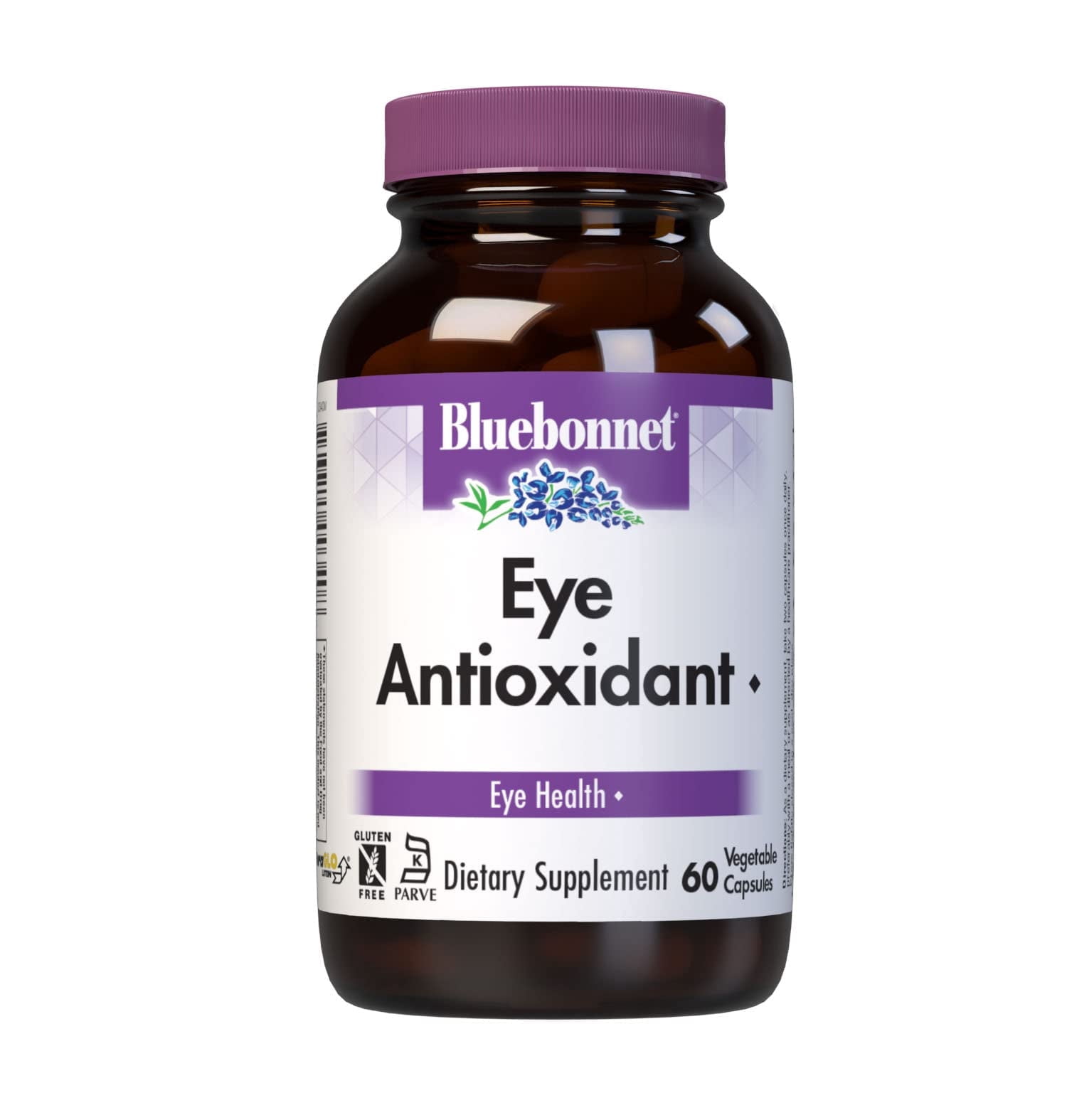 Bluebonnet Nutrition Eye Antioxidant with Zeaxanthin Formula Vegetarian Capsules, 60 Count