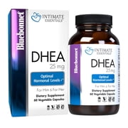 Bluebonnet Intimate Essentials DHEA 25mg مستويات الخصوبة والهرمونات* للرجال والنساء 60 يومًا