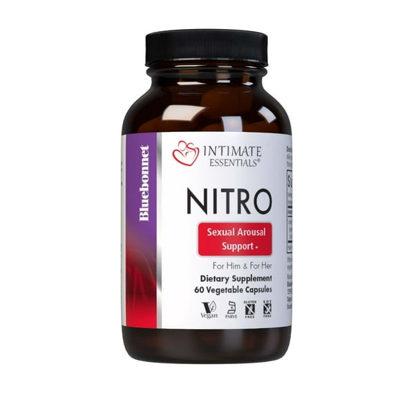 Bluebonnet Intimate Essentials Nitro, L-Arginine, Sexual Arousal Support*, for Him & Her