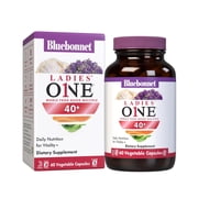 Bluebonnet Ladies  ONE 40+ Whole Food-Bed Multiple, Multivitamin for Women 40+, 60 Days