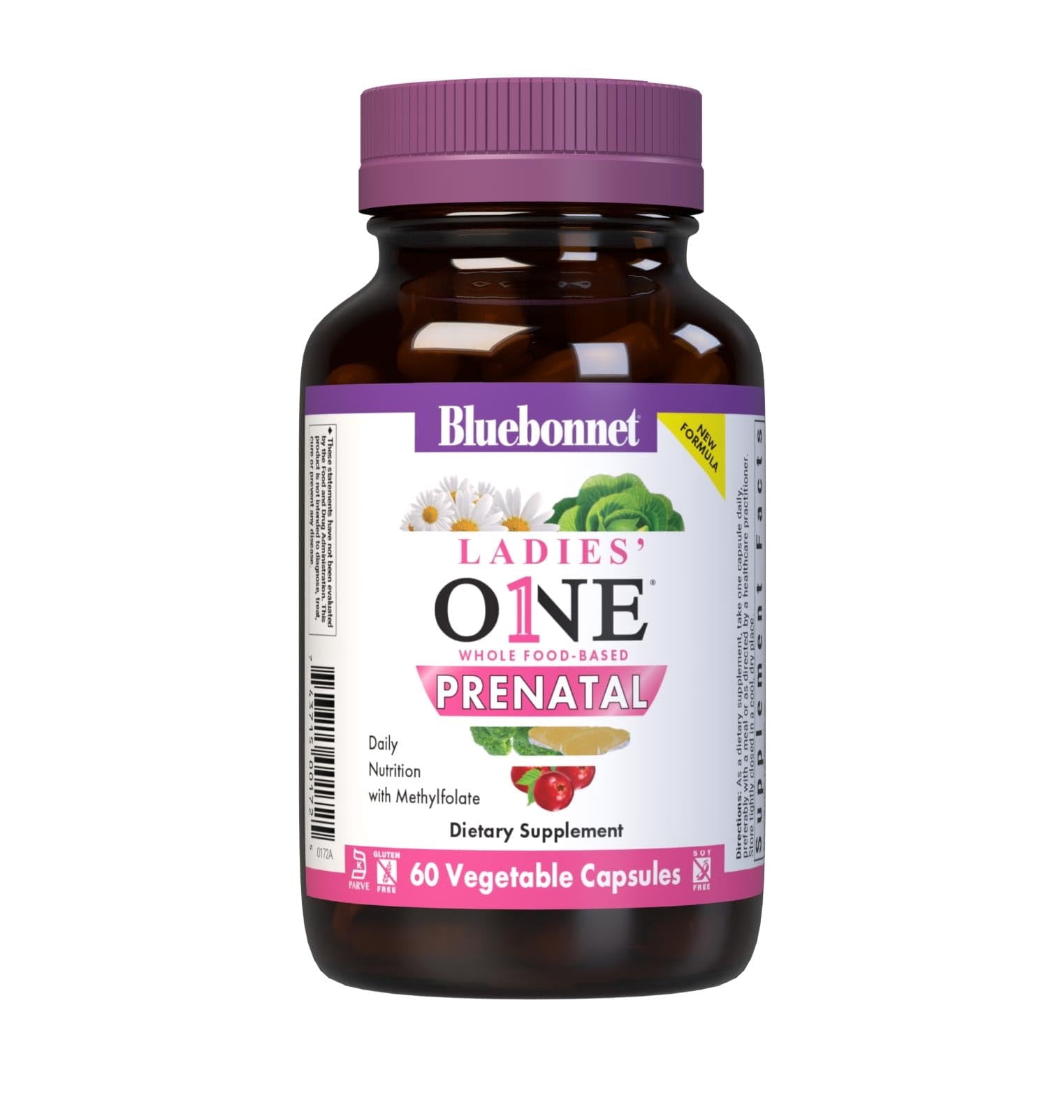 Bluebonnet Ladies’ One Prenatal Whole Food-Based Multiple* Pre & Postnatal Health* 60 Days