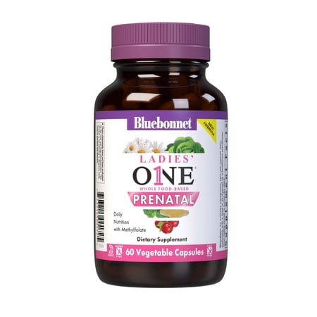 Bluebonnet Ladies’ One Prenatal Whole Food-Based Multiple* Pre & Postnatal Health* 60 Days
