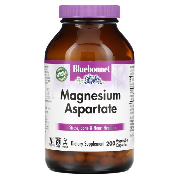 Nutrition Magnesium Aspartate 400 mg. 200 Vegetarian