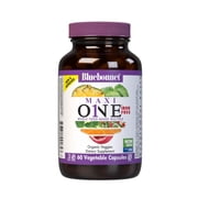Bluebonnet Maxi One (Iron-Free), Whole Food Multiple, Enzymes, Energy, Vitality, 60 Days