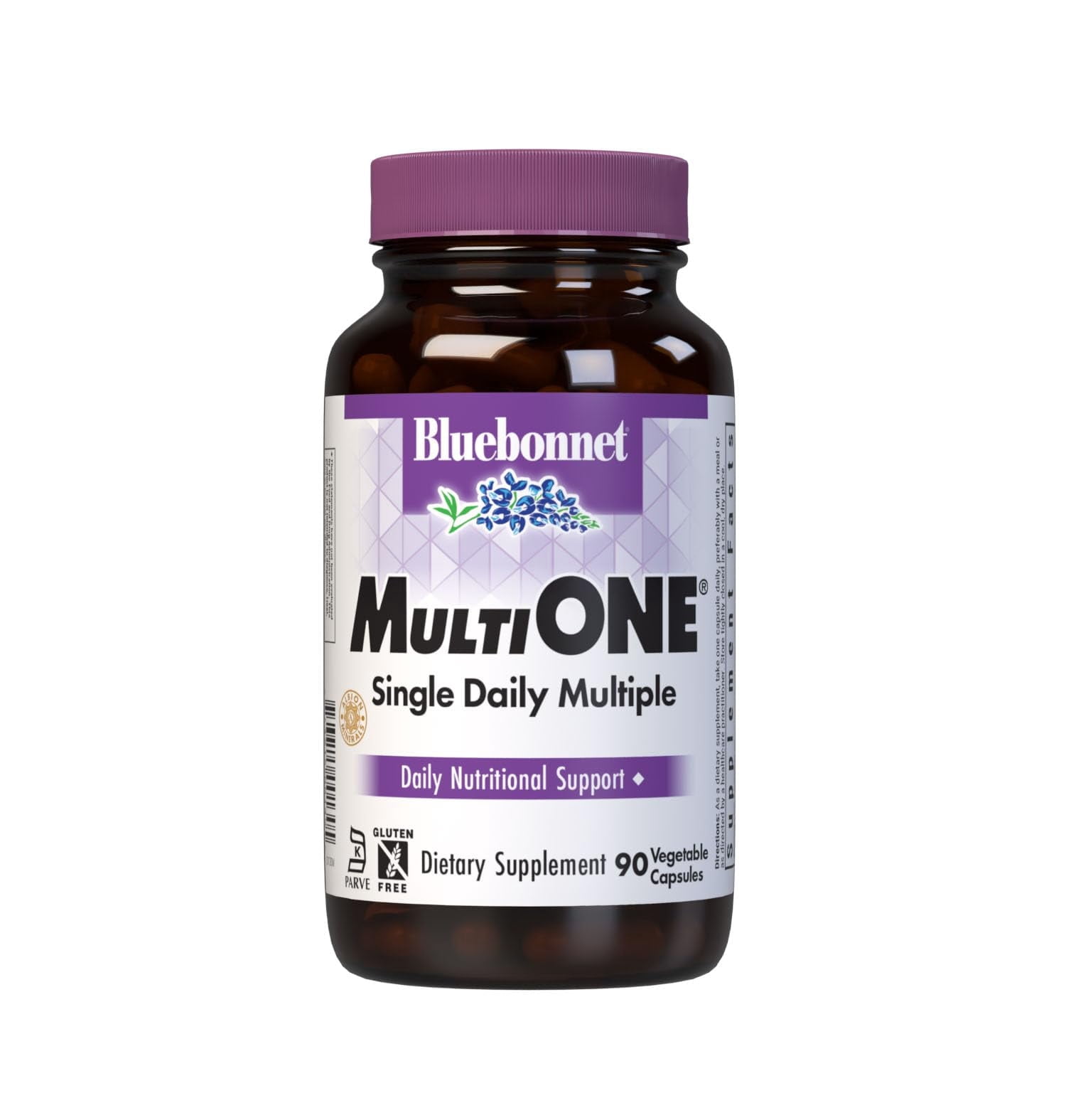 Bluebonnet Multi One (with Iron) Complete Full Spectrum Multiple Vitamin, 90 Days