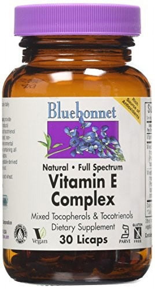 Nutrition Natural Full Spectrum Vitamin E Complex Capsules