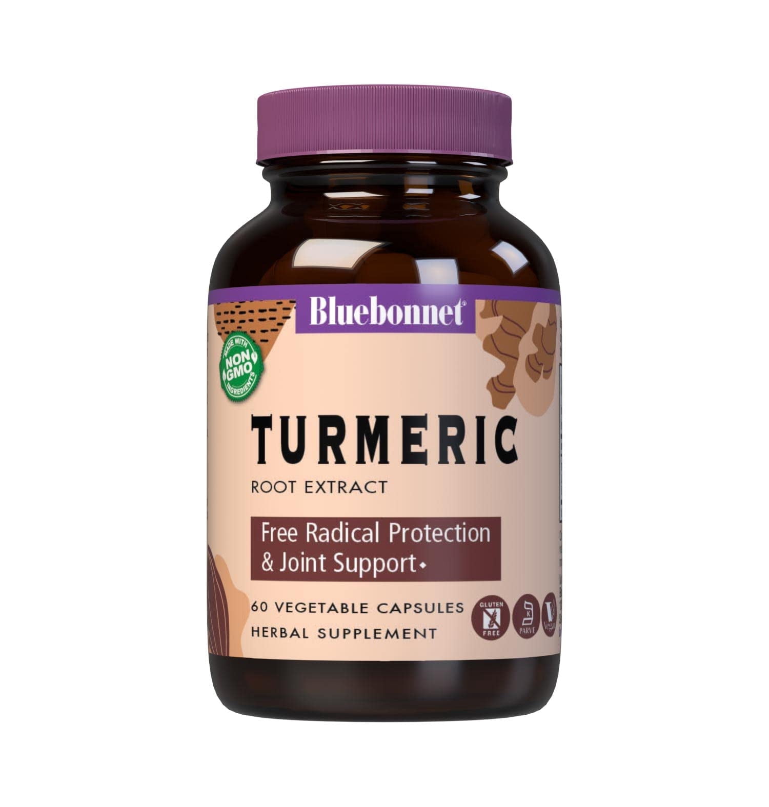 Bluebonnet Nutrition Turmeric Root Extract Supplement, 60 Count