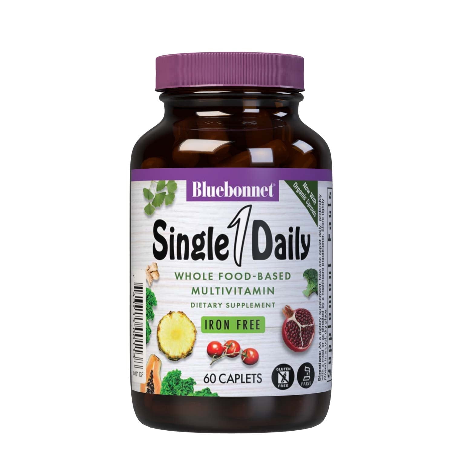 BlueBonnet Super Earth Single Daily Multi-Nutrient Formula Iron Free ...
