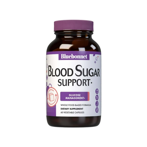 Bluebonnet Nutrition Blood Sugar Support* Herbal Blend, Glucose Management* 60 Count