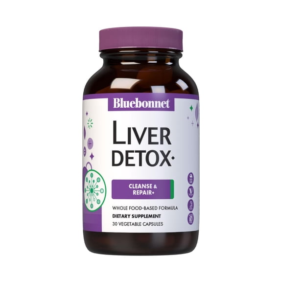 Bluebonnet Nutrition Liver Detox, Liver Health*, Cleanse & Repair*- 30 Servings