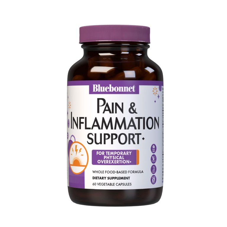 Bluebonnet Nutrition Pain & Inflammation Support* Herbal Blend, Joint  Health* 60 Count