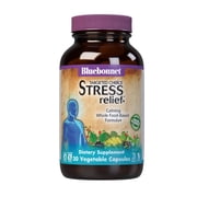 Bluebonnet Stress Relief*, Calm & Relax*, Calming, Whole Foods 30 Vegetable Caps, 30 Days