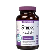 Bluebonnet Stress Relief*, Calm & Relax*, Calming, Whole Foods 60 Vegetable Caps, 60 Days