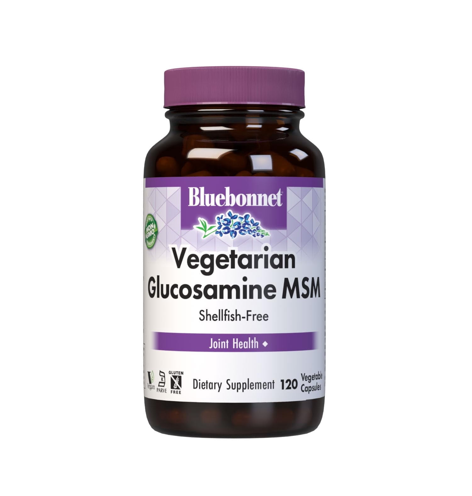 Bluebonnet Nutrition Vegetarian Glucosamine Plus MSM, 120 Count