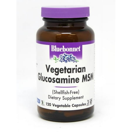 Bluebonnet Nutrition Vegetarian Glucosamine Plus MSM, 120 Count