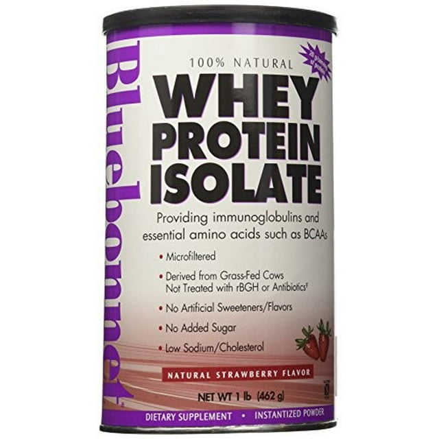 Nutrition Whey Protein Isolate Strawberry 1 lb Powder