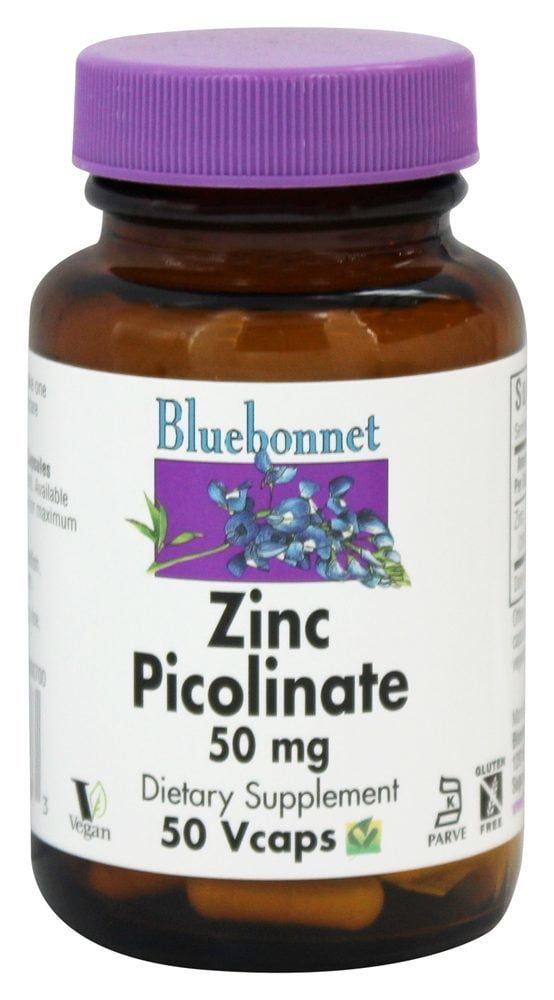 Nutrition Zinc Picolinate 50 mg. 50 Vegetarian Capsules
