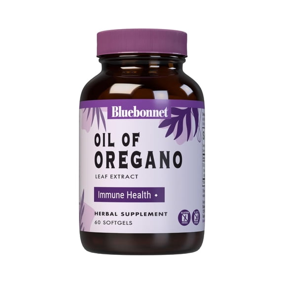 Bluebonnet Nutrition Oil of Oregano Leaf Extract, Immune Support* - 60 Count