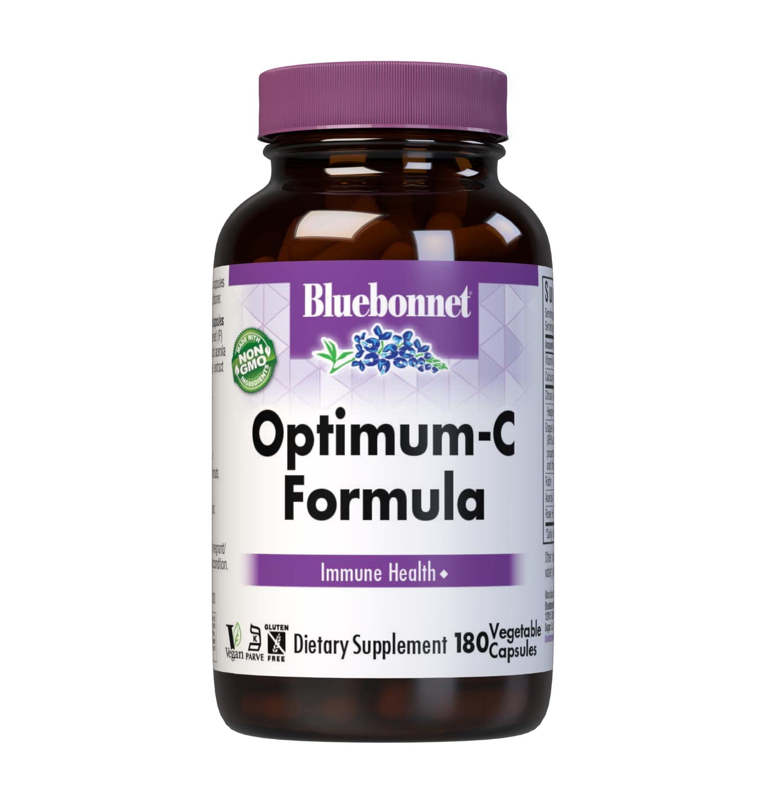 Bluebonnet Nutrition Optimum C Formula Vegetable Capsules, 180 Count