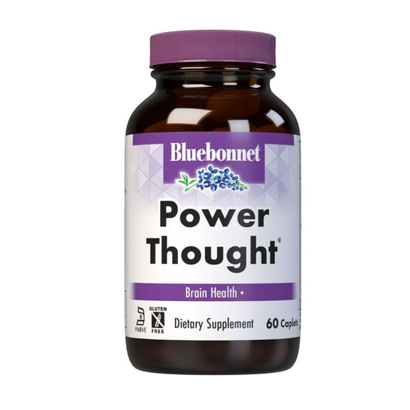 Bluebonnet Nutrition Power Thought Supplement, DMAE, Brain Health*, 60 Count