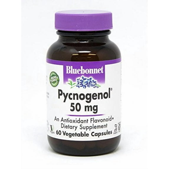 Bluebonnet Nutrition Pycnogenol 50mg - For Vascular and Immune Health* - 60 Count
