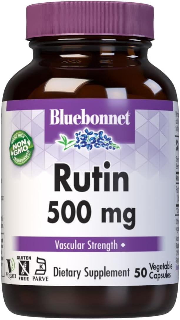 Bluebonnet Rutin 500mg Antioxidant Bioflavonoid Vascular Support* 50 Days