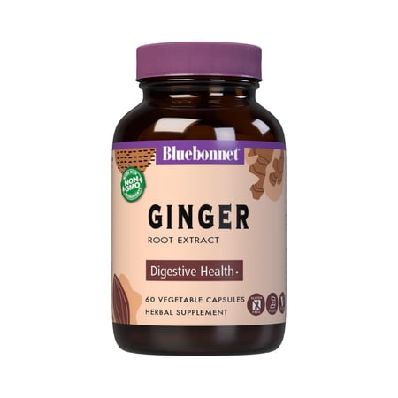 Bluebonnet Nutrition Ginger Root Extract Supplement, 60 Count
