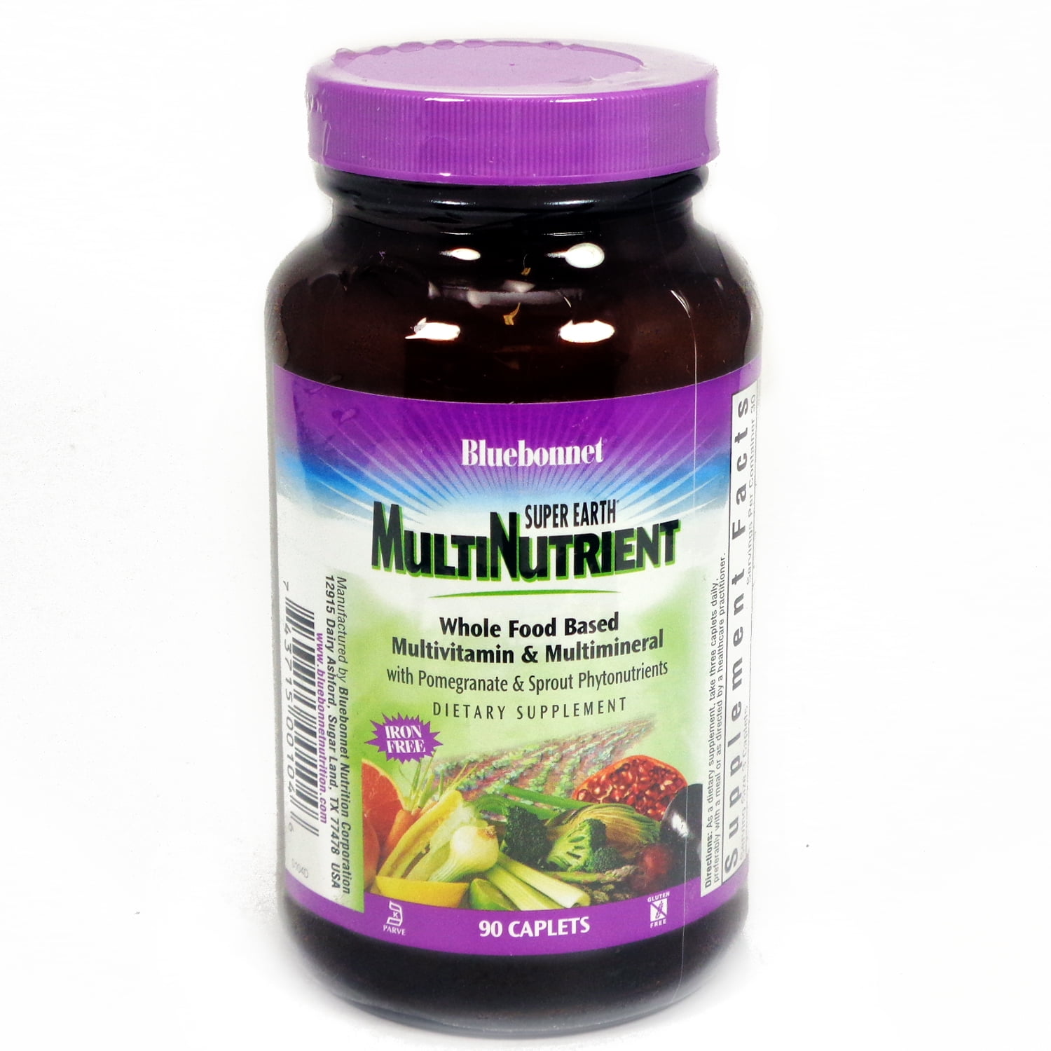 Bluebonnet Super Earth Formula (Iron-Free) - 90 Caplets