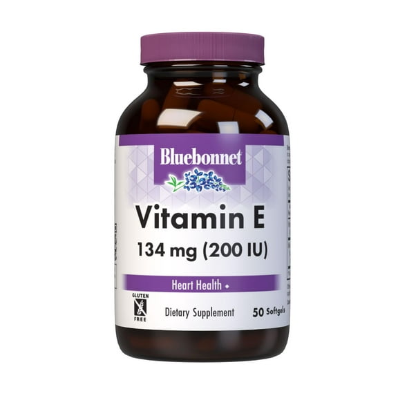 Bluebonnet Nutrition Vitamin E 1200 IU (134mg) Mixed Softgels, 50 Count