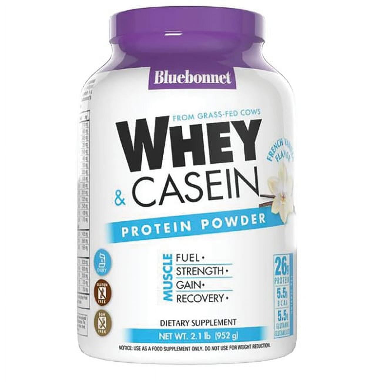 Whey Protein Isolate Powder French Vanilla 2 lbs