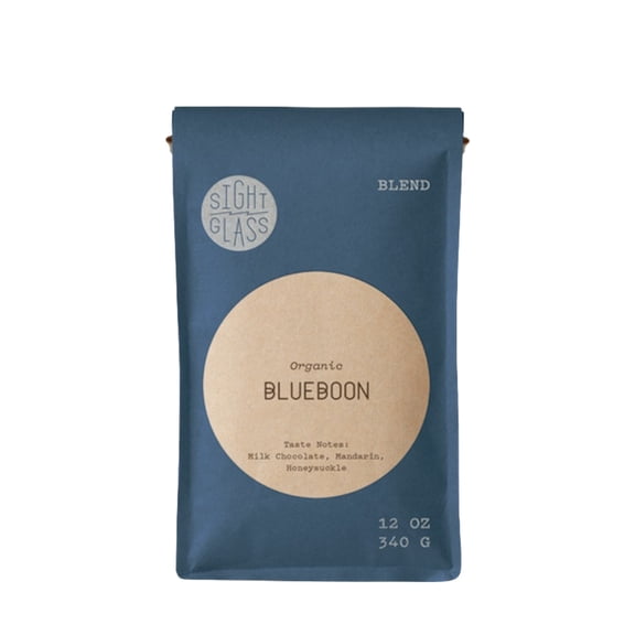 Blueboon - Certified Organic - Roasted by Sightglass Coffee - Whole Bean Coffee - 2lb Bag