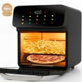 thumbnail image 1 of Bluebow Air Fryer 12QT Convection Oven with 10-in-1 Multi Function, Visible Window and Touchscreen, Black, 1 of 8