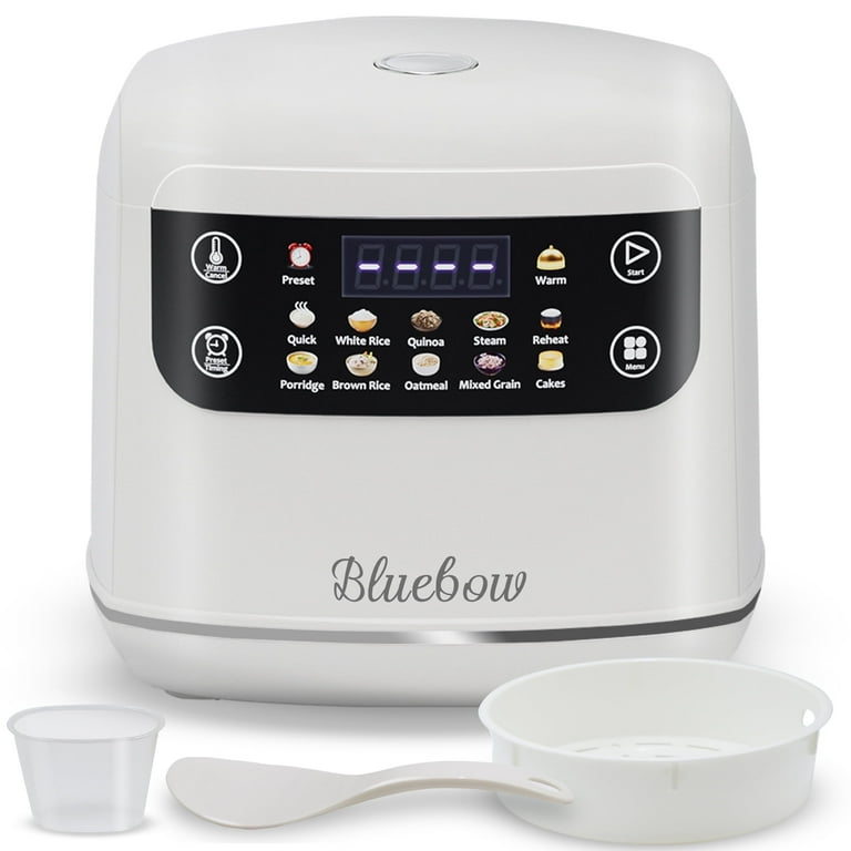 10-Cup White Rice Cooker with Steamer and Non-Stick Inner Pot 10-Cup White Rice Cooker with Steamer and Non-Stick Inner Pot